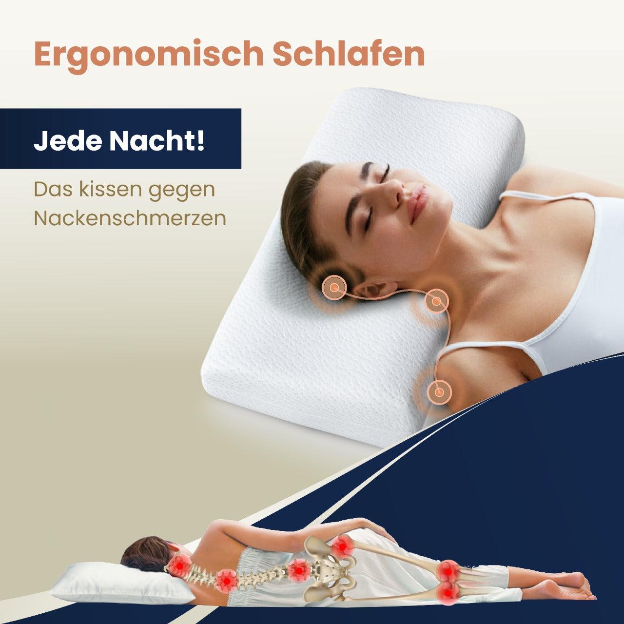 Thomsen Classic Pillow - Orthopädisches Schlafkissen aus Talalay Latex gegen Nackenschmerzen - Thomsen Shop