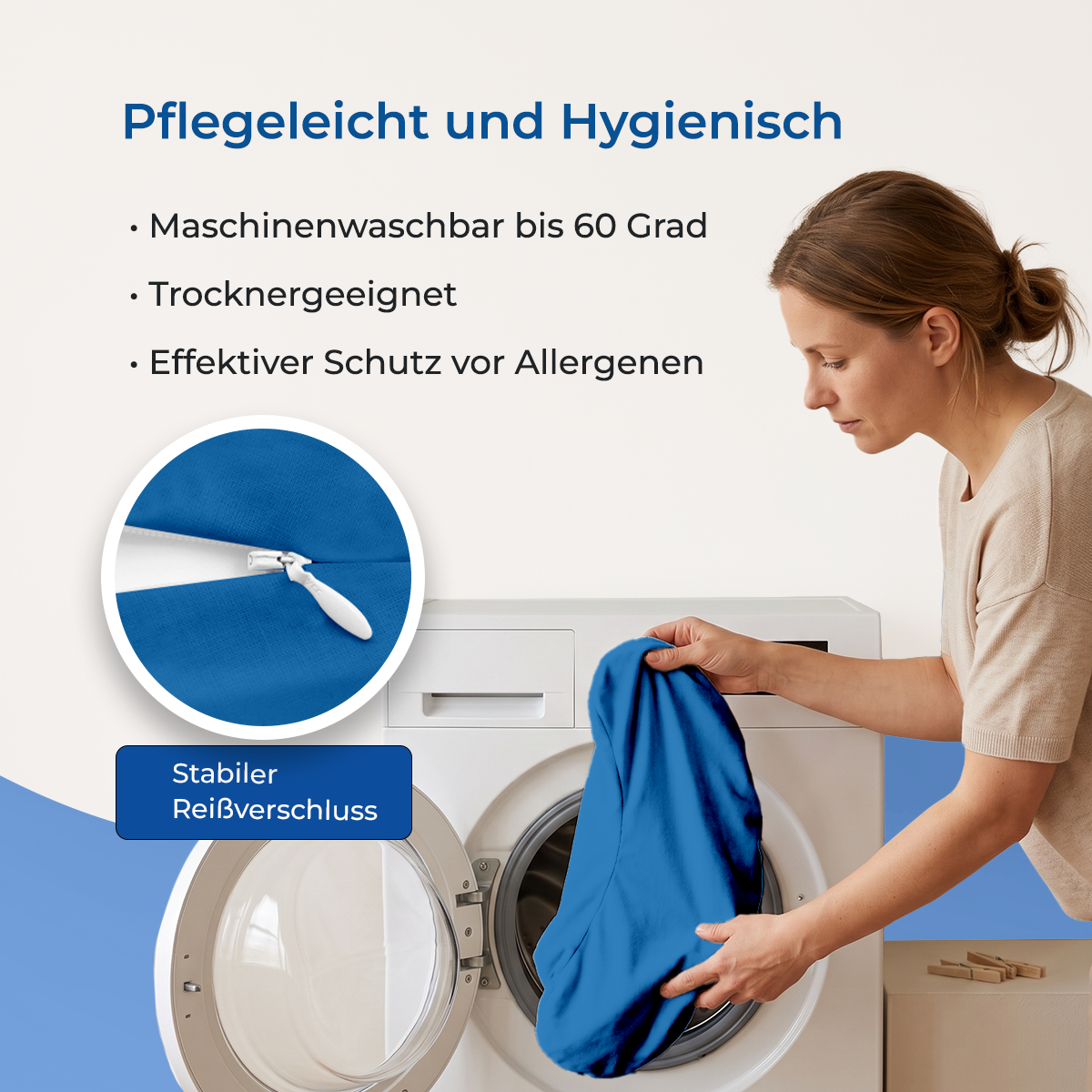 Schlafhörnchen – ideal für zu Hause und auf Reisen, Maße ca. 30 x 60 cm