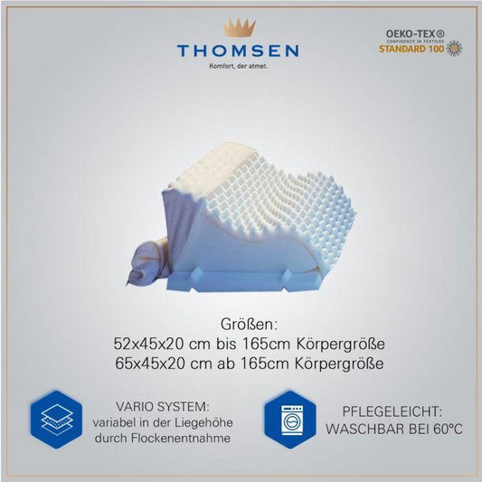 Thomsen Venenkissen  - Orthopädisches Venenkissen für eine Entlastung der Oberschenkel und Waden - Thomsen Shop